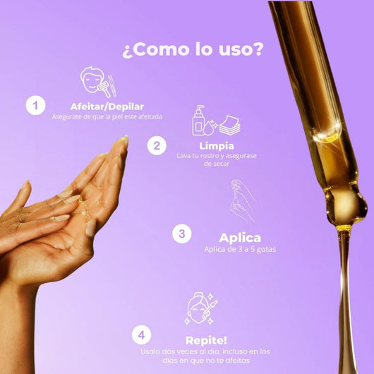 FluvéaSkin® - Vello más fino y menos visible con Raiz de Cyperus Rotundus